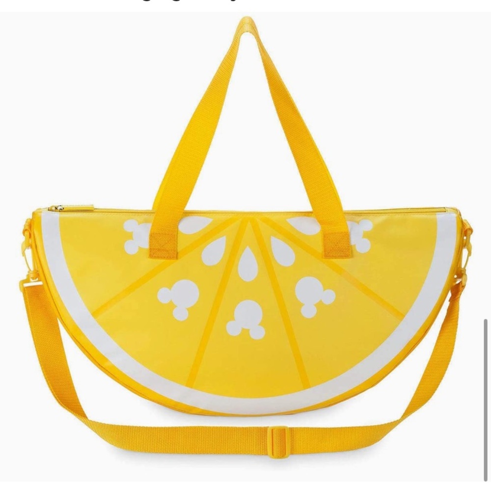 Disney NWOT Mickey Mouse Lemon Wedge Cooler
Polyurethane / cotton / polyester